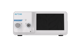 High performance insufflator with a flow rate up to 45 l/min for laparoscopic procedures.